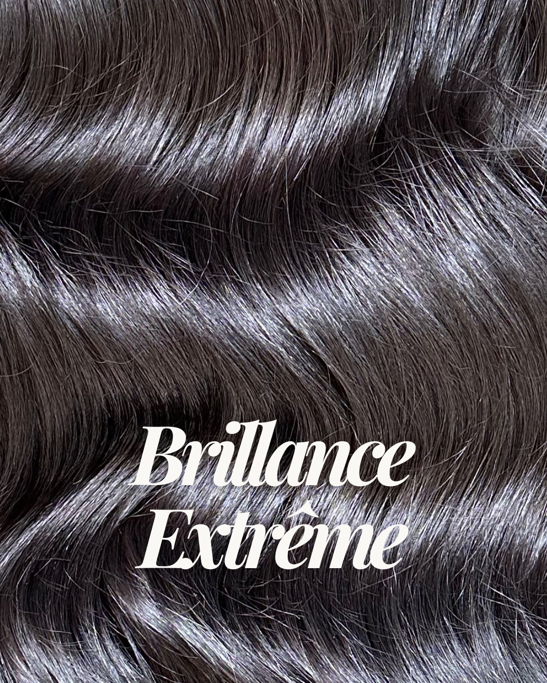 Routine pour cheveux brillants